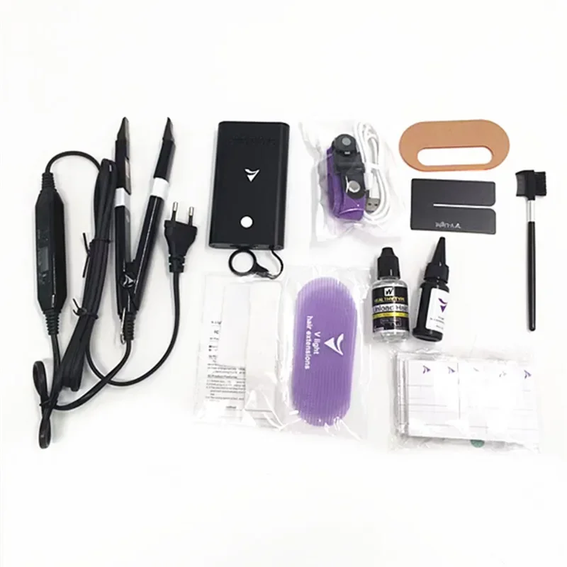 Werkzeugsatz zur Haarverlängerung mit V-Ray