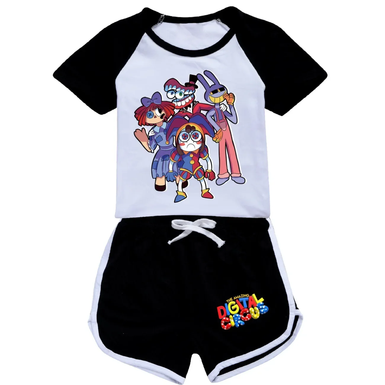 Girls Tracksuit Teenage Girls Clothing Amazing Digital Baby Boy Clothes Set Sports Two Piece Set Summer Birthday Outfit 2924