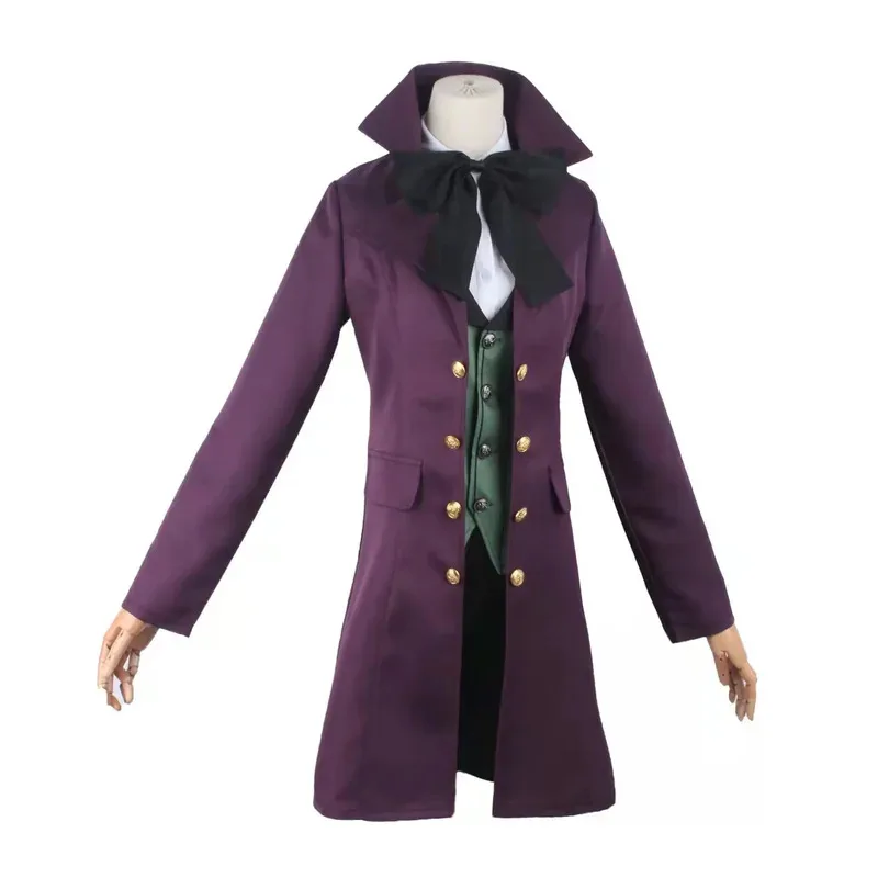 Anime Black Butler Alois Trancy Cosplay Costume Devil Uniform Halloween Adult Man Woman Suit Coat Pants Shirt Tie Vest view 4
