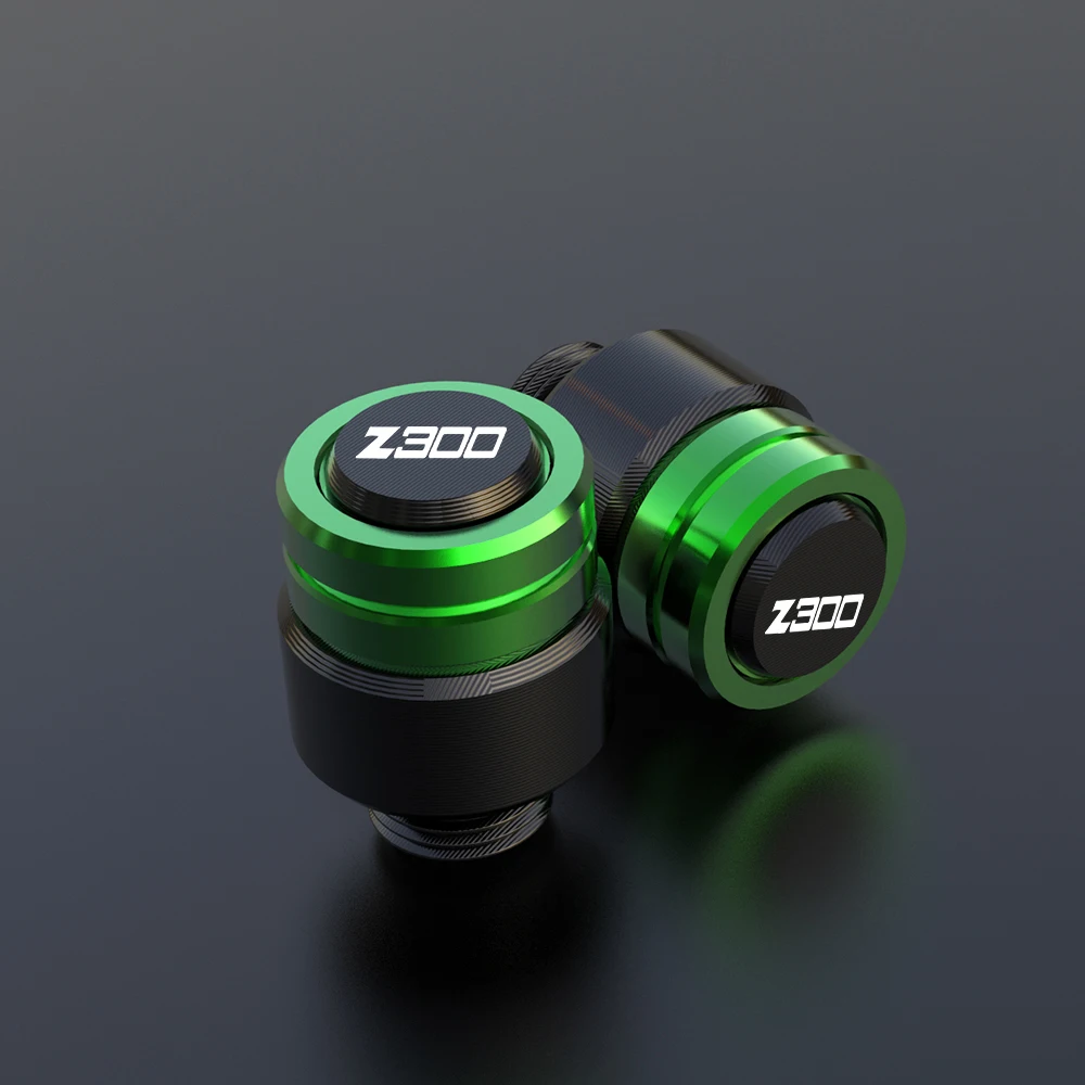 

FOR KAWASAKI Z300 Z 300 2008- 2020 2021 2022 2023 2024 Motorcycle Rearview Mirror Plug Hole Screw Cap Tire Valve Stem Caps Cover