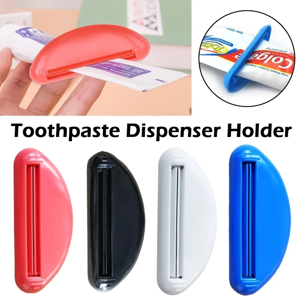 Toothpaste Squeezer Manual Squeezed Toothpaste Tube Clips Multifunction Facial Cleanser Dispenser Squeezer Bathroom Accessories