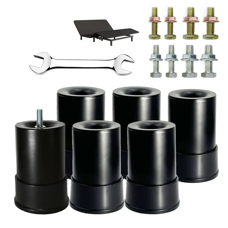 

Inch Metal Adjustable Bed Base Frame Leg Replacement Heavy Duty Extra Height Leg Compatible with 89 of Frameworks Such as M8 M10