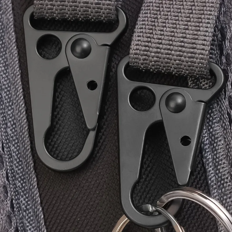 4/1pcs Eagle Mouth Replacement Hook Belt Carabiner Strap Buckle Outdoor Hanging Carabiner Clips Climbing Aluminum Alloy Tool