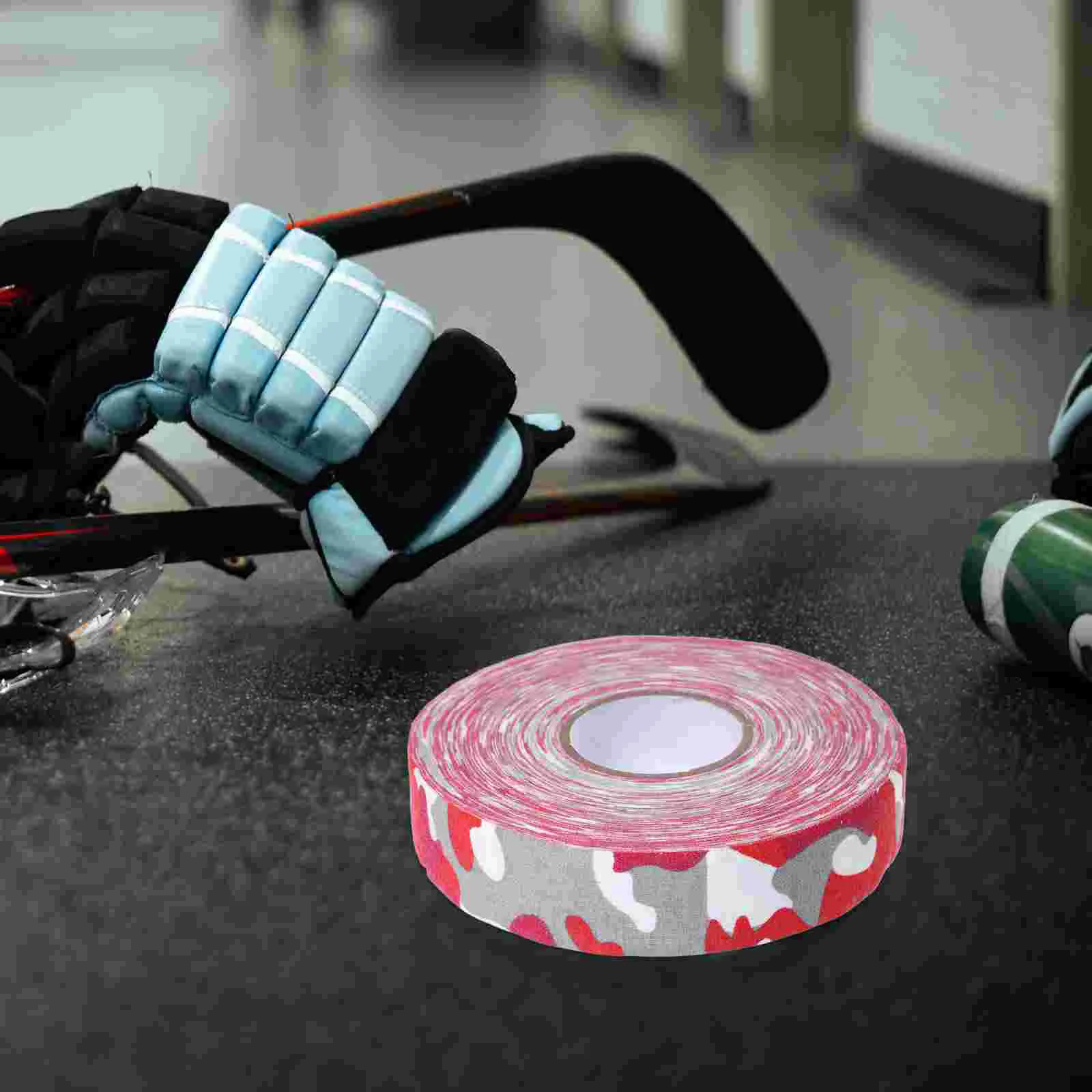 2 Rolls Combined Sports Protective Gear Hockey Tape Handheld Nozzle Tin Cotton Two Ice Sticker