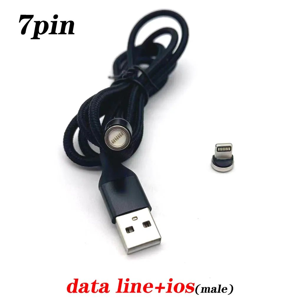 10 قطعة Type-C USB مايكرو 3A/5A شحن سريع المكونات المغناطيسية ل iPhone13 12 ماكس Xiaomi Redmi ملاحظة 11 10 9 8 7 6 5Pro كابل مغناطيسي