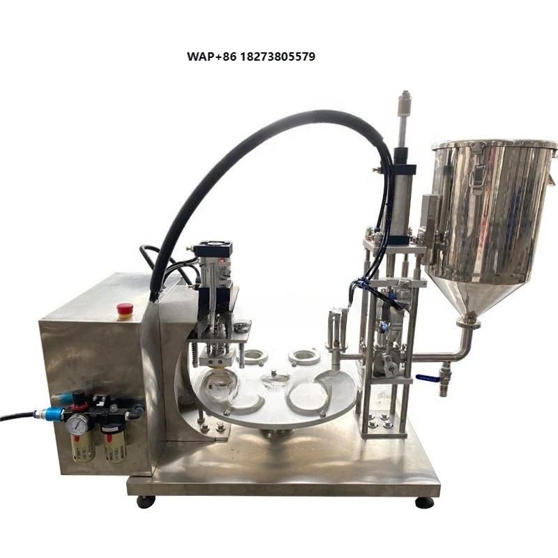 Pneumatic  Semi-Automatic Yogurt Bubble Tea Juice Paper Plastic Cup Sealer Sealing Machine