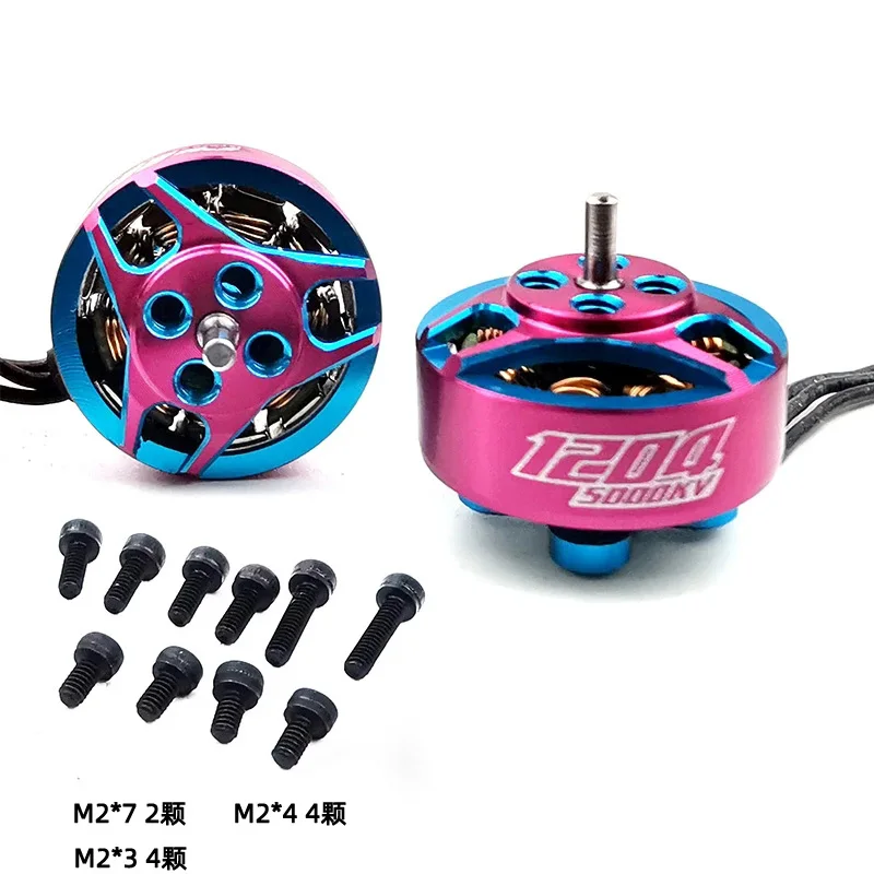 2PCS NEW RCinpower GTS 1204 V2 5000KV mini Brushless Motor 1.5mm 3-4S 6g indoor mini motor RC Multicoptor FPV Drone