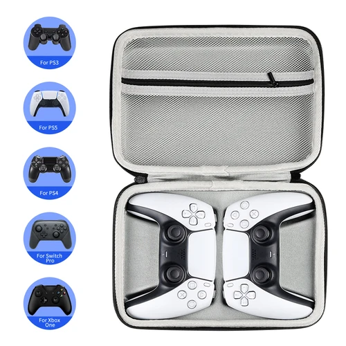 Estuche de transporte portátil para controlador de la serie PS5/PS4/PS3/Xbox, bolsa de Estuche de transporte portátil a prueba de golpes para accesorios de PS5