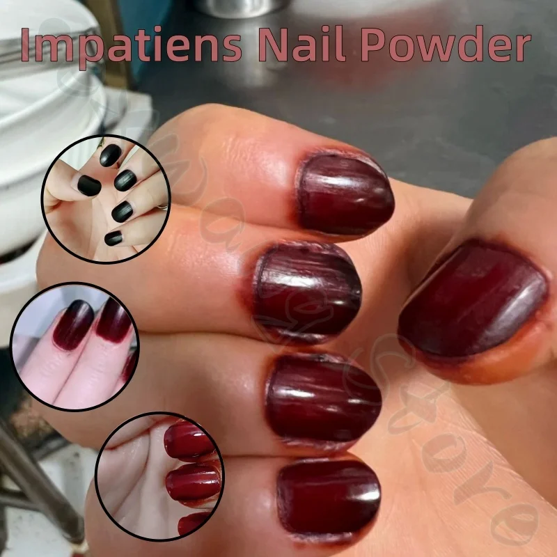 

Natural plant Henna Powder Impatiens Nail Powder lasts and is gentle and does not fade easily 30g a box