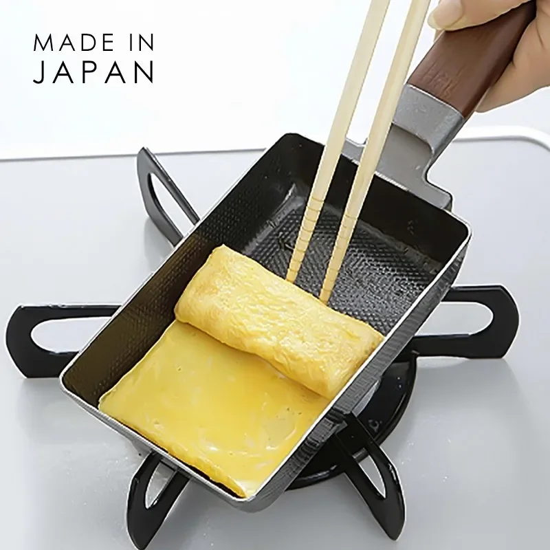 

Japanese square frying pan, thick egg frying pan for breakfast, not easy to stick to the pan, iron flat bottom