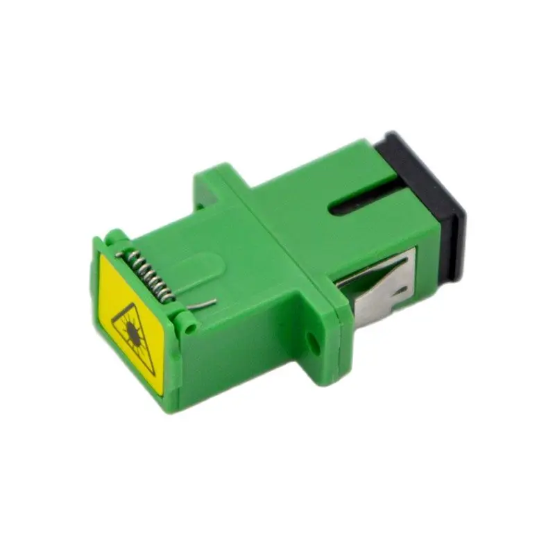 Imagem -05 - Conector do Adaptador de Fibra Óptica Cobertura contra Poeira Equipamento Óptico sc Upc Apc Simplex Flange Acoplador Baixo Preço Atacado 100 Pcs