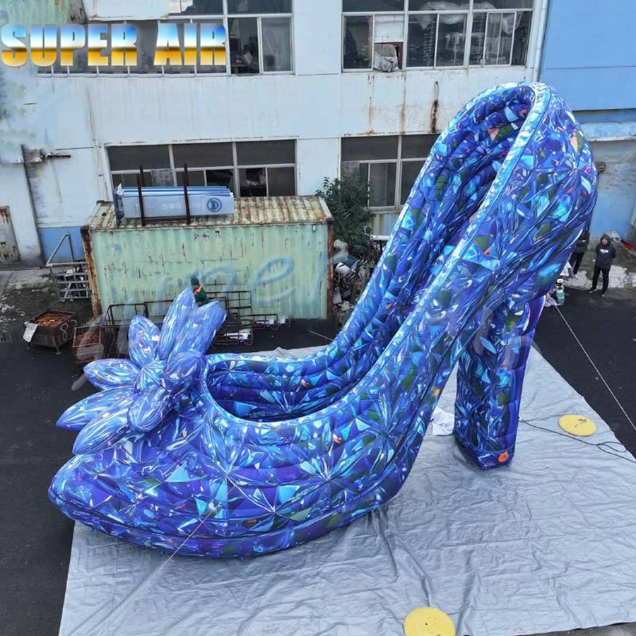 إنتاج شعبي أحذية كريستال قابلة للنفخ مخصصة لتزيين الأداء على نطاق واسع #2