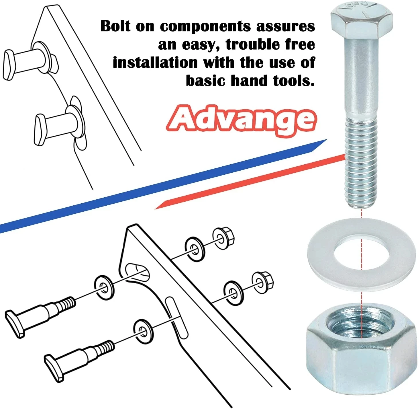 MX 1Set Alat Pengatur Poros Roda Pinion Baut Katrol Poros Engkol Mesin untuk Ford Lincoln Mercury Drive Pinion