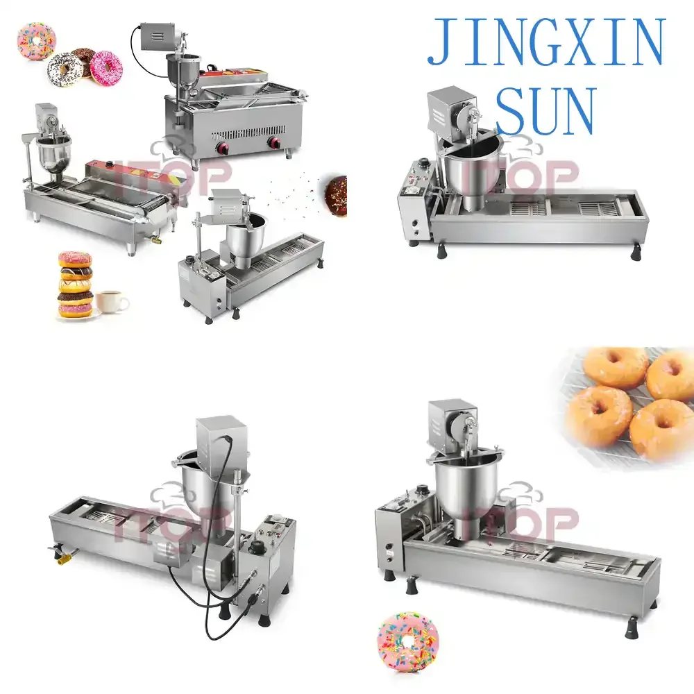 High Quality Donut Making Machine for Commercial Use 3KW Automatic Donut Maker for Doughnut Production Industrial Food