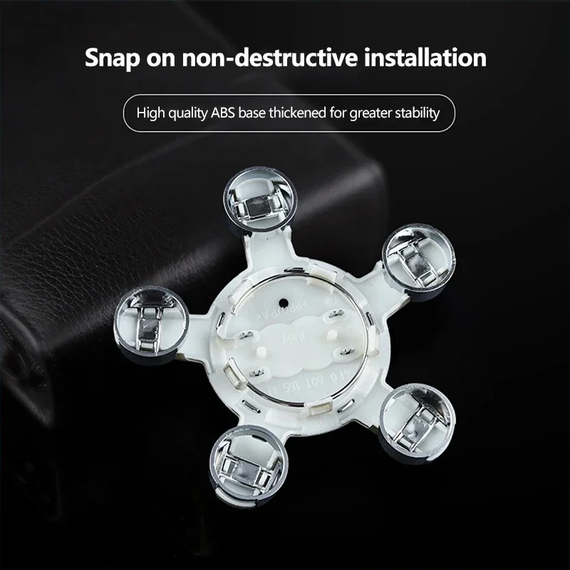 2025 Hot 4 Pz Auto Pneumatico Mozzo Ruota Copertura Centrale Distintivo Decorazione Set Accessori Auto Per Audi serie A1 A3 A4 A4L A5 Q5 A6L A7 A8L