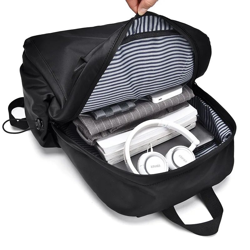 Mochila de viagem de negócios e lazer de grande capacidade, bolsa de computador de estudante, bolsa escolar, bolsa de ombro duplo para viagem masculina