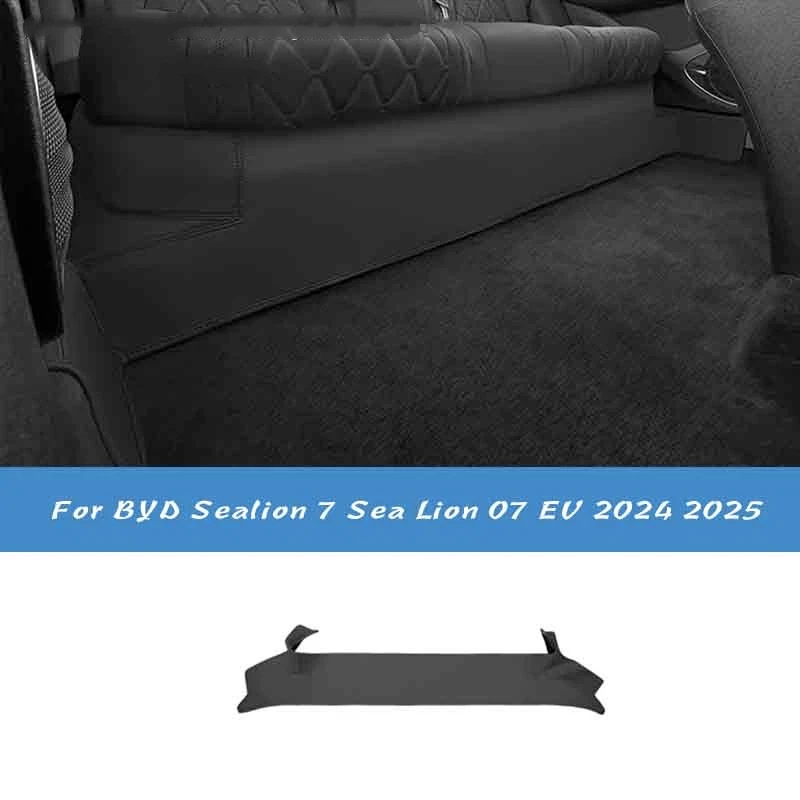 For BYD Sealion 7 Sea Lion 07 EV 2024 2025 Seat Under Protective Mat Leather Anti-kick Pads Interior Modification Accessories