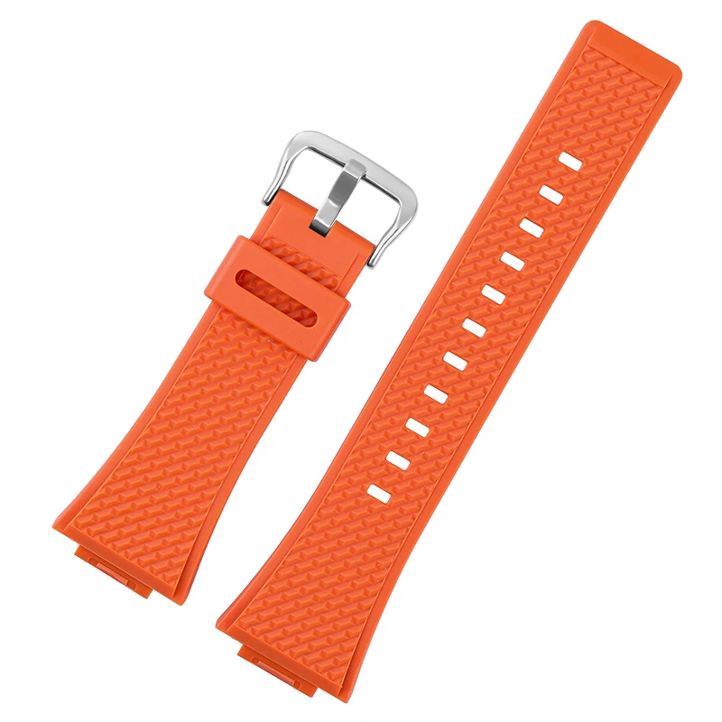 New Silicone Watchband For Casio GM110 GM-110 Strap G-SHOCK GM-110GB Waterproof Soft Rubber Watch Band 16mm Black Steel Bracele
