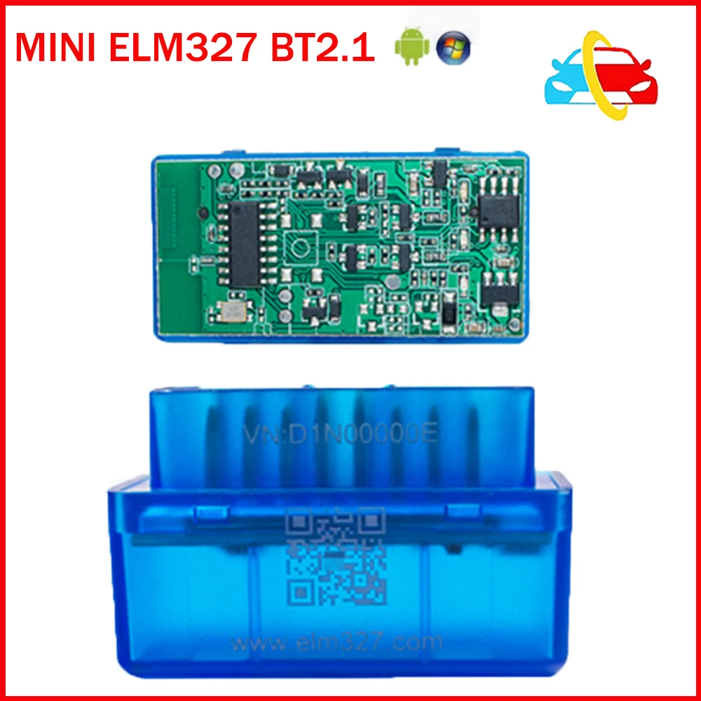 Mini ELM327 V2.1 Bluetooth OBD2 Scanner ELM 327 BT 4.0  Code Reader CAN Chip IOS/Android/PC Car Diagnostic Tools