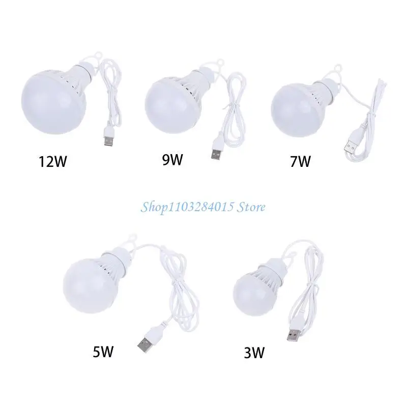 R6FF Night Light Bulb USB Light Bulb LED Emergency Lights for Car Truck Fishing Boat
