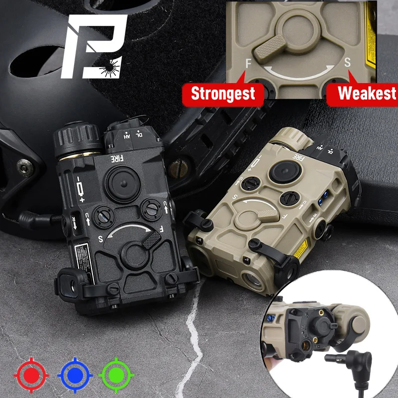 WADSN Tactical Nylon Eotec OGL Laser Pointer Red Dot Blue Green IR Laser indicator PEQ 15 OGL infrared Sight Airsoft Flashlight