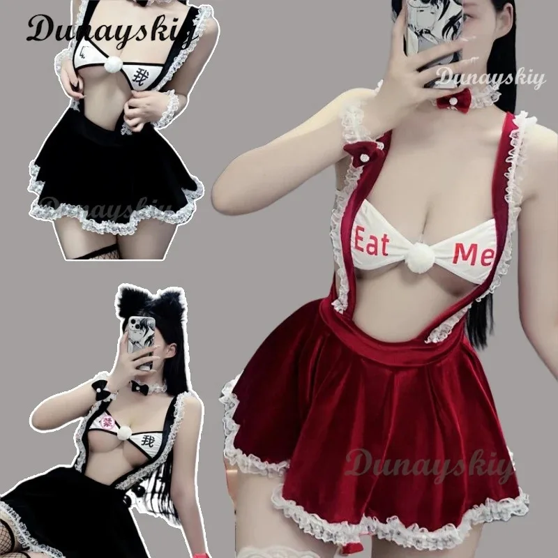 Sexy Lingerie Woman Temptation Sexy And Seductive Maid Internet Celebrity Big Size Small Chest Big Appearance Maid Sex Cosplay