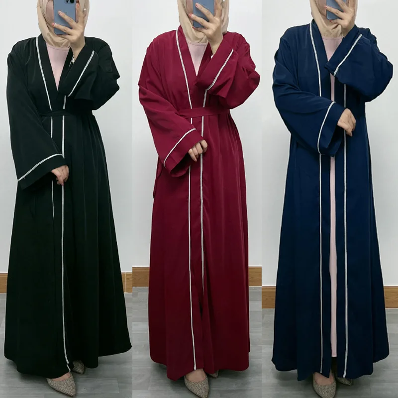 

Modest Abaya Ramadan Femme Musulmane Embroidery Kimono Turkey Kaftan Islamic Clothing Muslim For Women Cardigan Caftan Robe