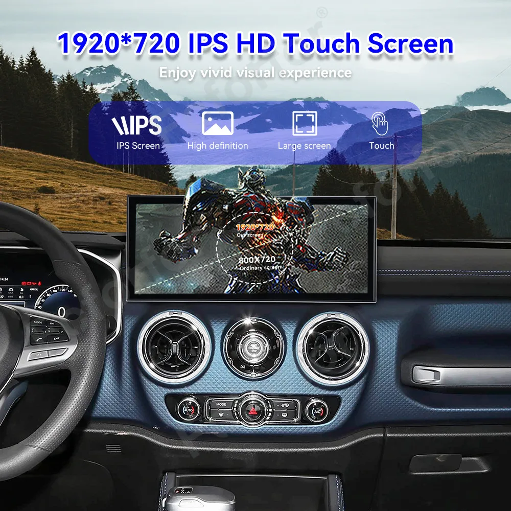 Pantalla vertical de 15.8 pulgadas para el reproductor multimedia del coche Baic BJ40 2020-2022, radio, audio estéreo, GPS, navegador, Carplay, Android Auto, 4G LTE.
