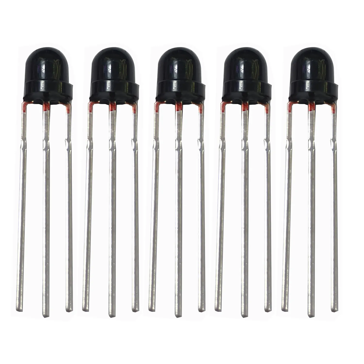 100pcs 940nm LEDs Infrared Emitter and IR Receiver Diode 1738 1838 0038 1638 Receivers Tube