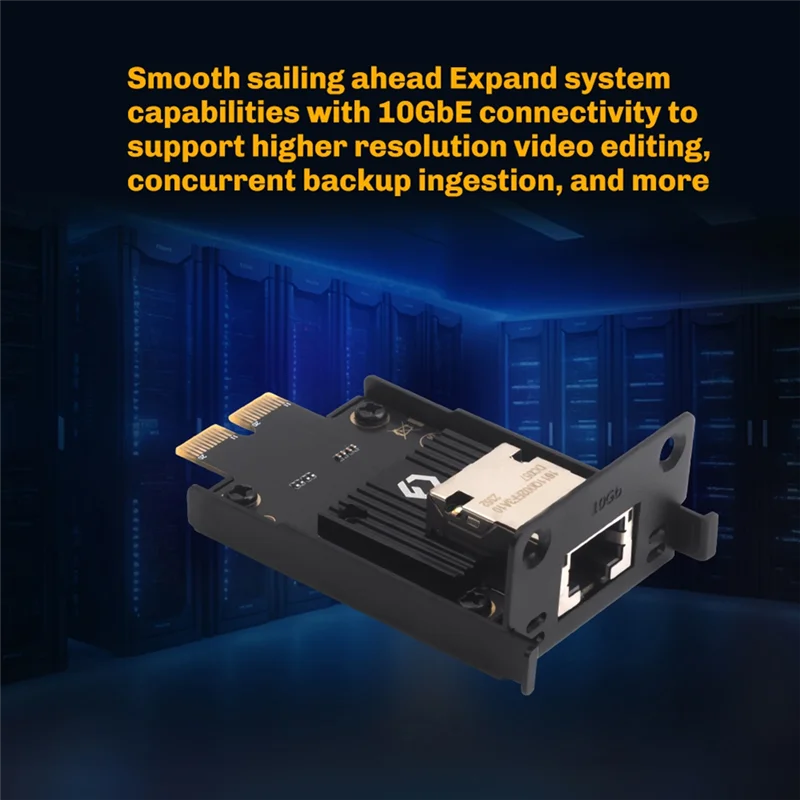 3CGRO-Per Synology 10Gbe Ethernet Aggiornamento Mini Scheda di Rete RJ45 Per Nas DS923+ DS723+ DS1522+ RS422+ 10 Gigabit Modulo