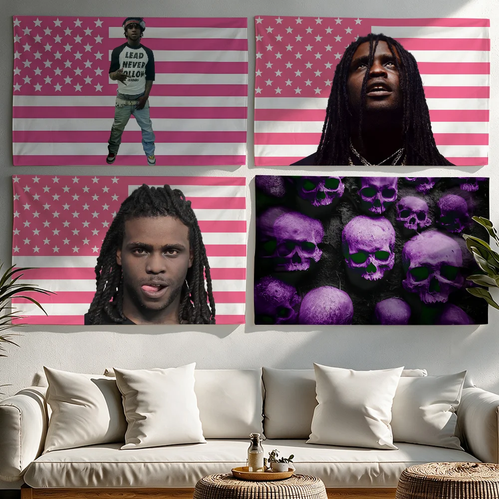 Singer Chief Keef flag Tapestries Outdoor Parties Bedrooms Living Rooms Dorm Rooms Wall Decor Banners Gifts