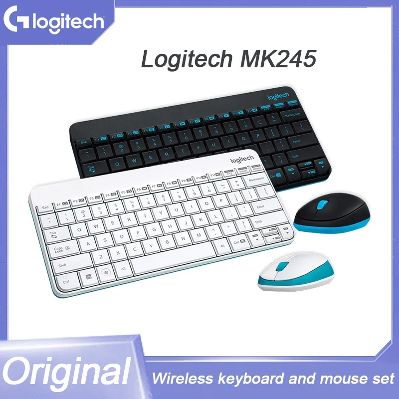 

Logitech Mk245 Nano Wireless Keyboard And Mouse Combo For Laptop Desktop Home Office Using
