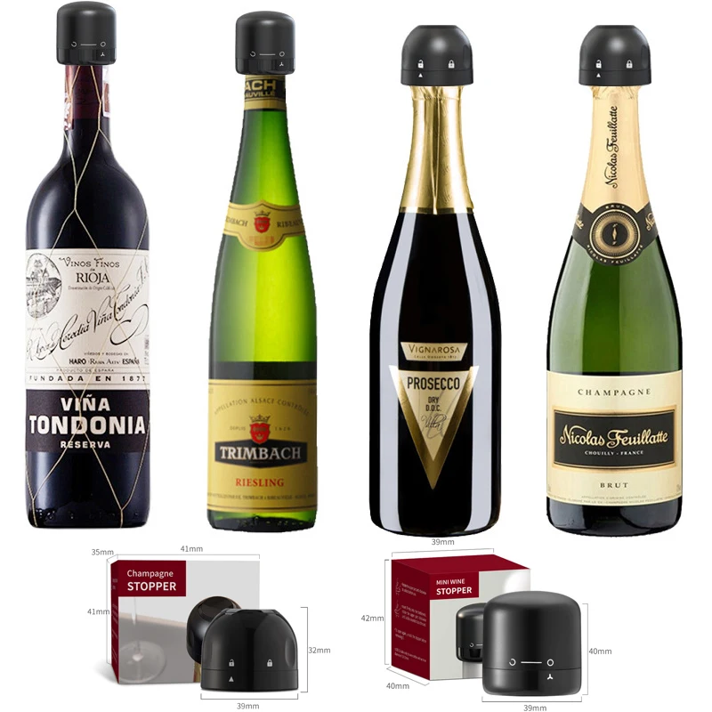 2/1 stücke Vakuum Weinflaschen verschluss wieder verwendbares Stangen werkzeug Zubehör Rotwein kappens topper Silikon versiegelter Champagner flaschen verschluss