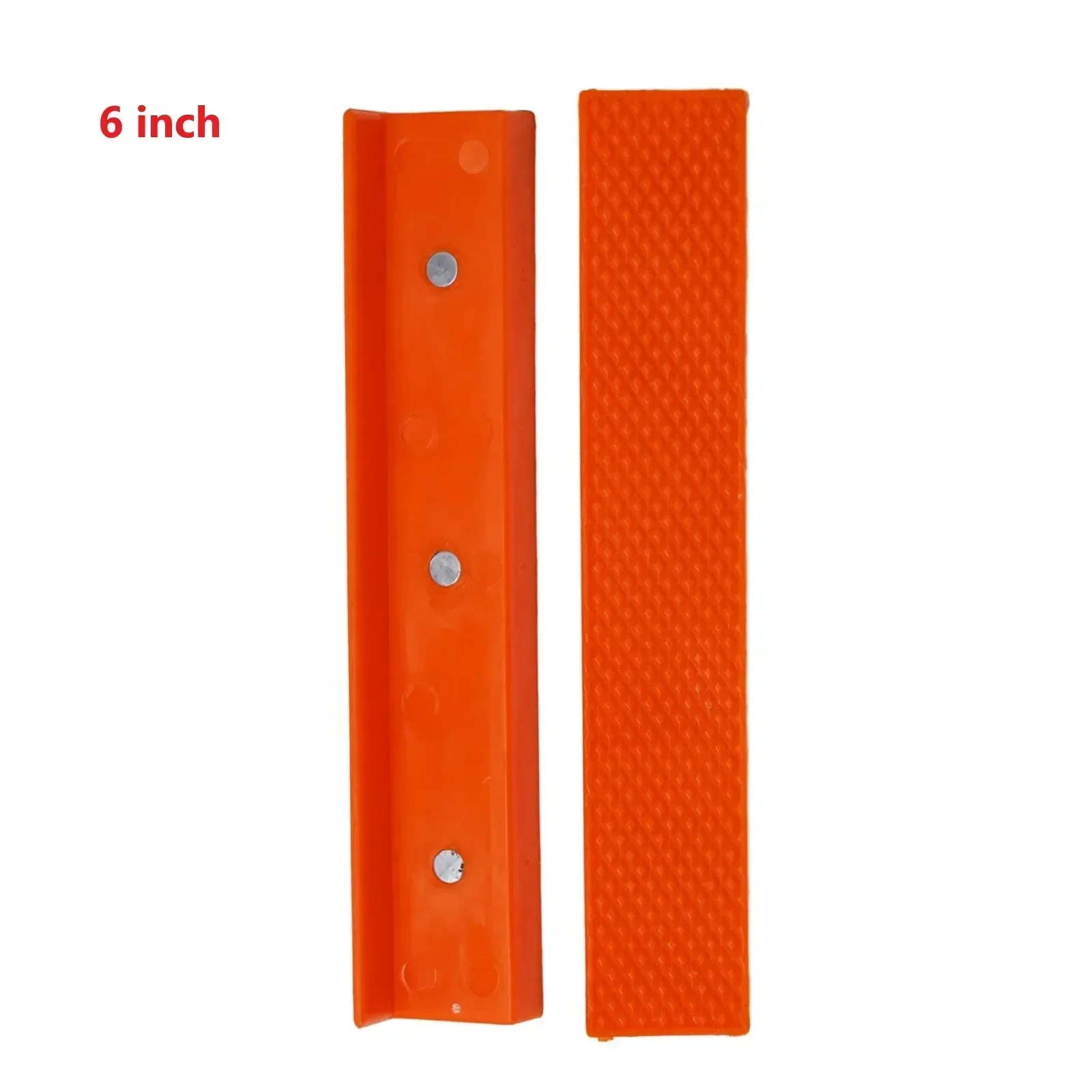 2pcs 4/6inch Magnetic Vise Jaw Pads Soft Pad Jaw Rubber Protective Cove Anti-Slip Mat For Metal Vise Bench Machine Tools