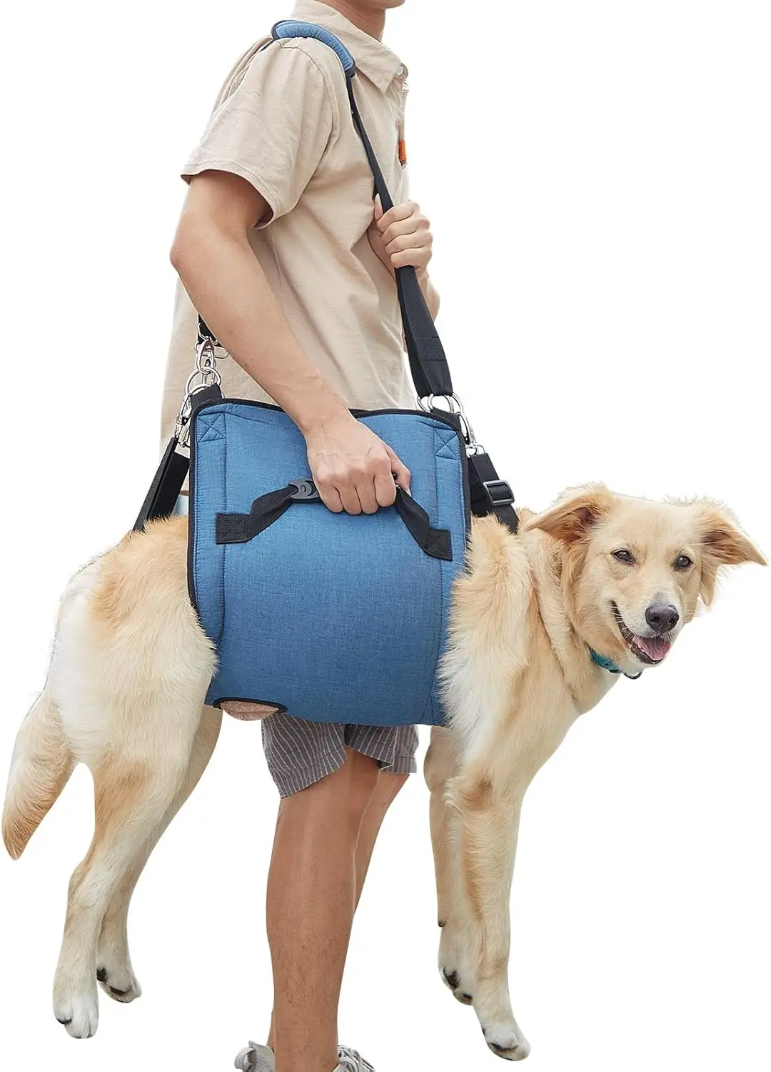 

Dog Carry Sling XL, Support Harness for Senior Dogs, Arthritis & Joint Injuries, Easy Lift for Nail Trimming, Stairs
