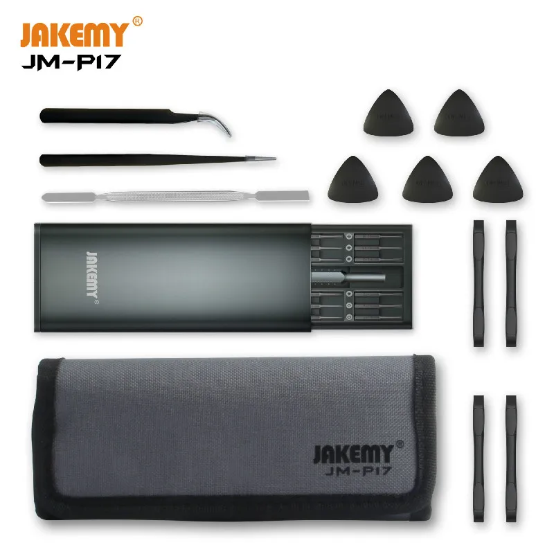 JAKEMY JM-P17 37 in 1 Portable Mini Precision Screwdriver Tool Set Oxford Bag for Mobile Phone Computer Eyeglass Home DIY Repair