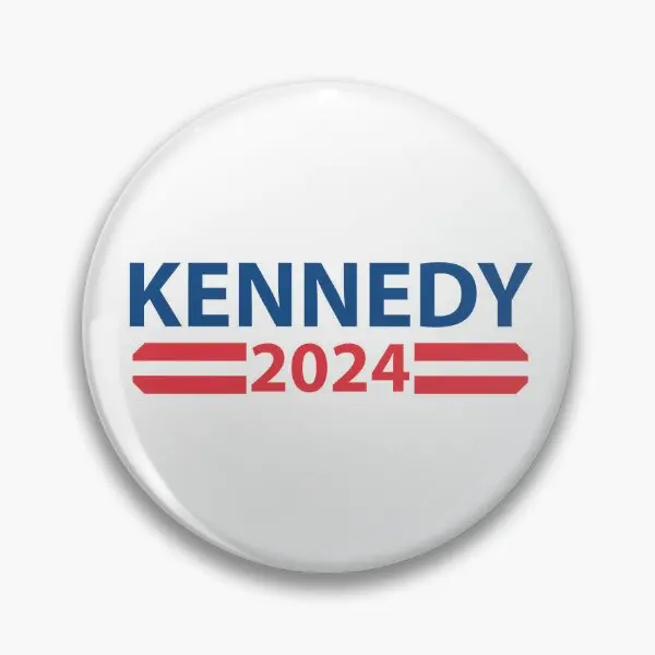 Robert F Kennedy Jr 2024  Soft Button Pin Fashion Cartoon Creative Brooch Clothes Decor Metal Funny Lapel Pin Hat Jewelry Collar