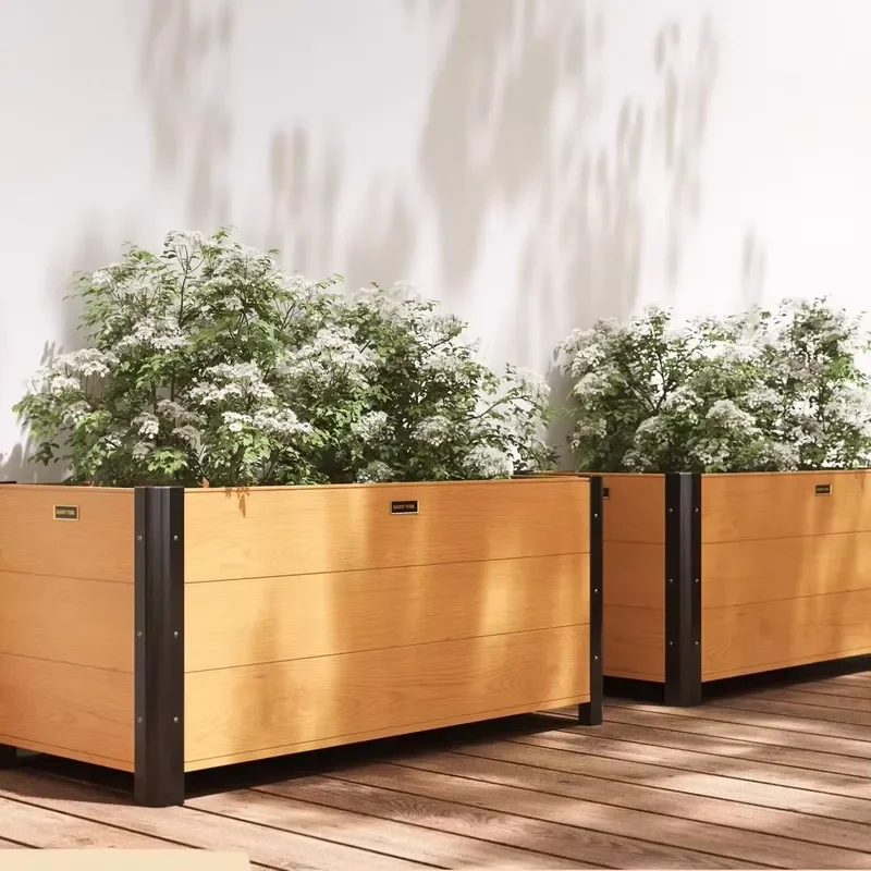 Flower Pot Outdoor Aluminum Alloy Powder Coated Garden Fence Partition
