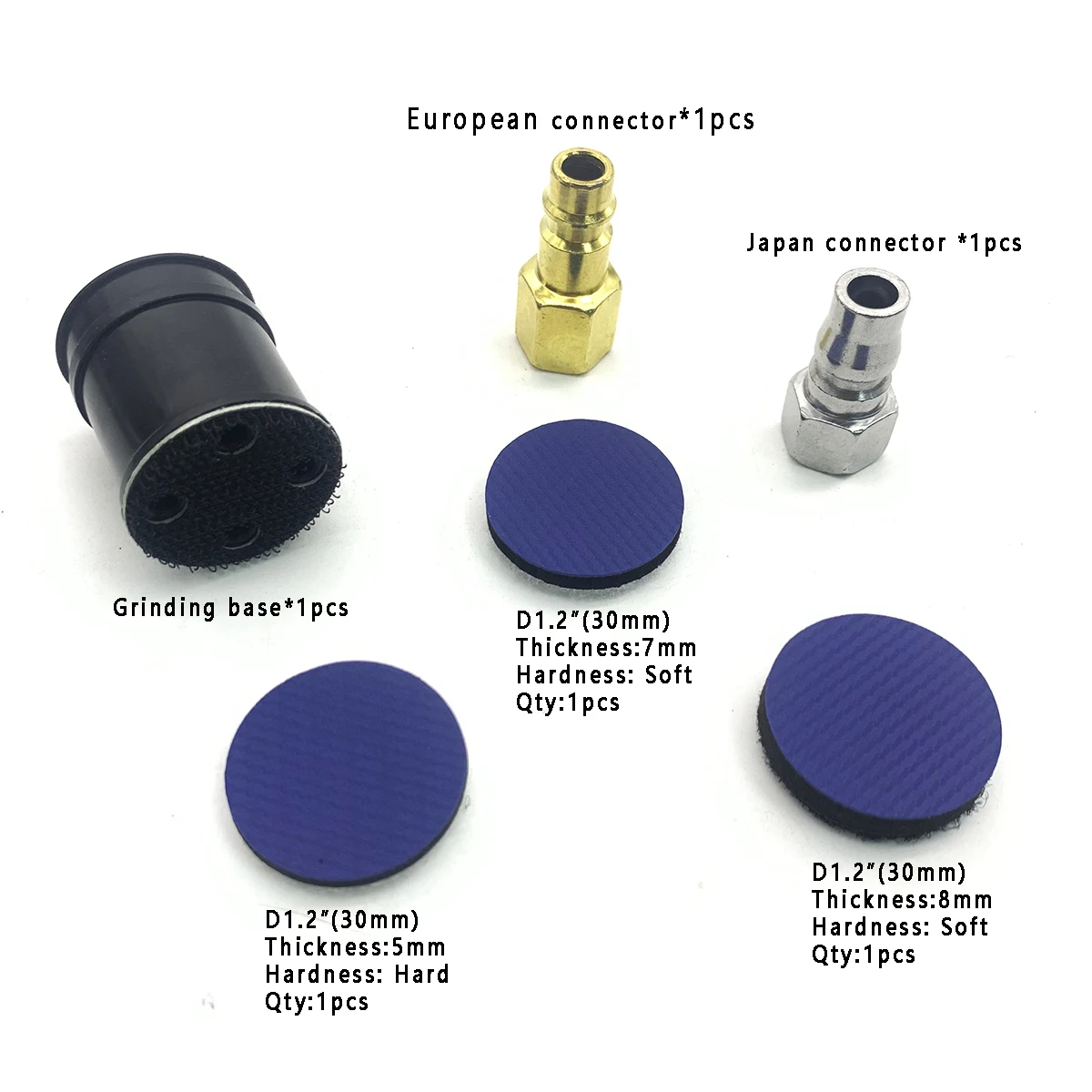 005 SONIDEC High Quality 1.2 Inch Orbital Sander Spot Pneumatic Polishing Machine Tool 90 Degree Point Polisher