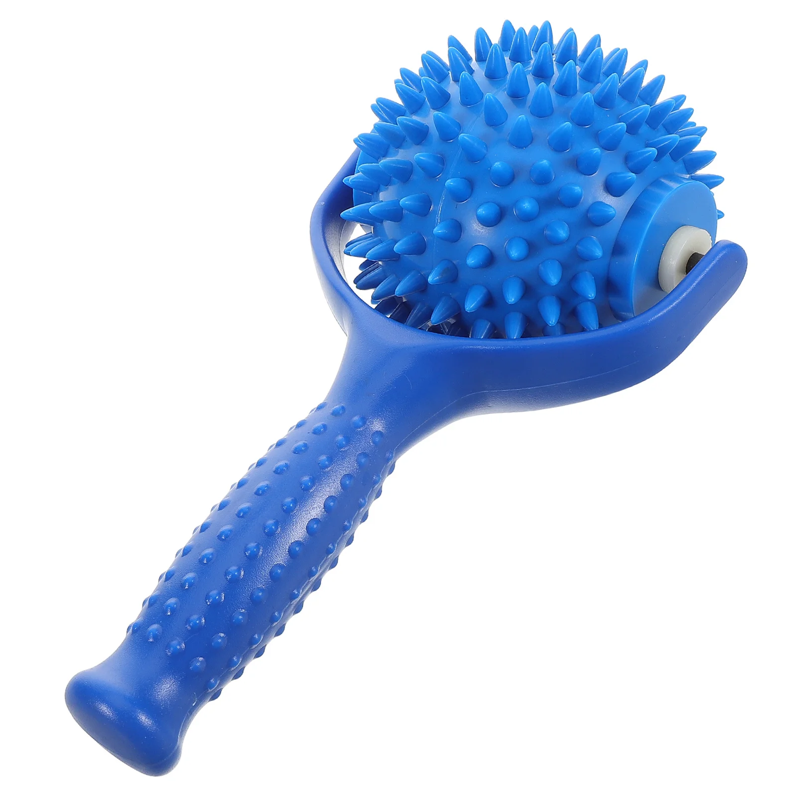 

Портативный массажный инструмент для йоги, ручной роликовый массажер с шипами, массажер для глубоких мышц для спины, ног, плеч, релаксация