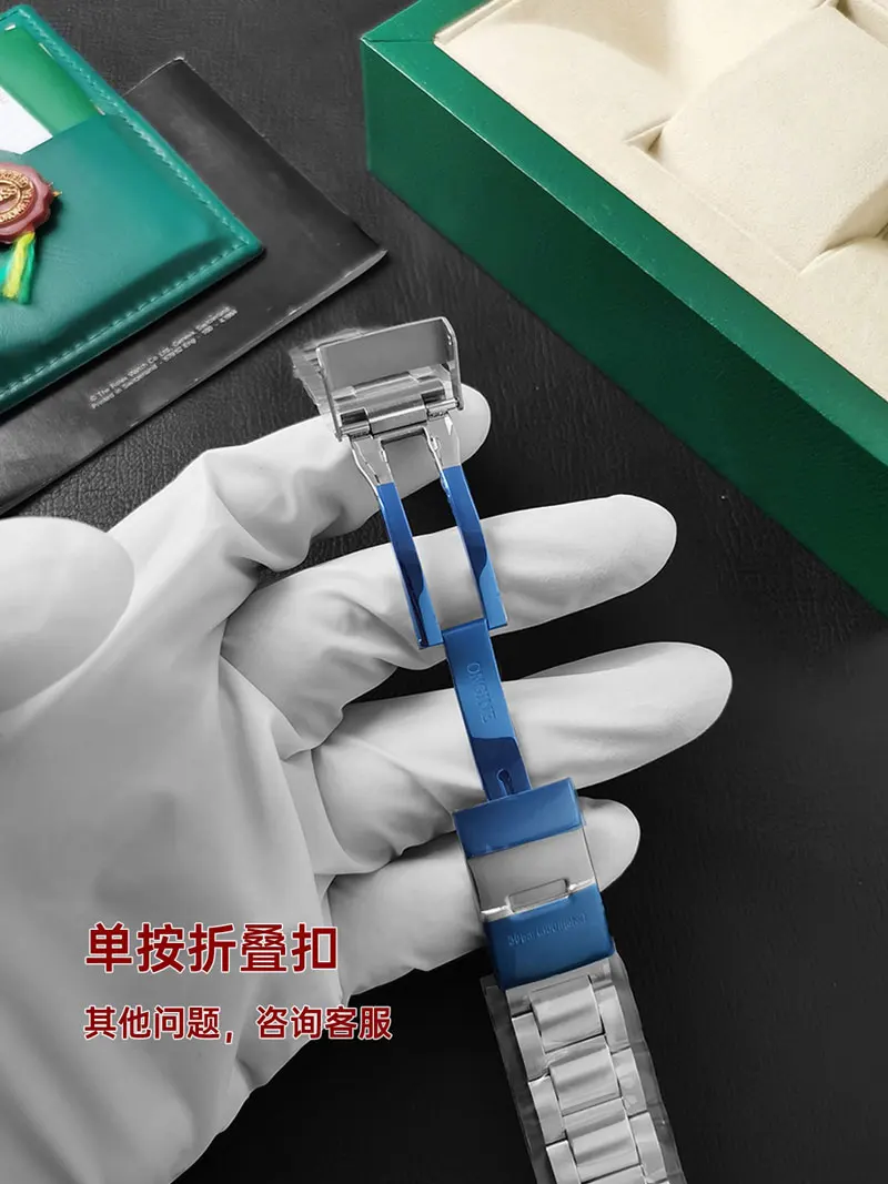 FUYIJIA Custom L-ongines L3.781 Оригинальная цепочка для часов 21 мм с изогнутым интерфейсом Ремешки для часов из нержавеющей стали 316L Складной ремешок с пряжкой