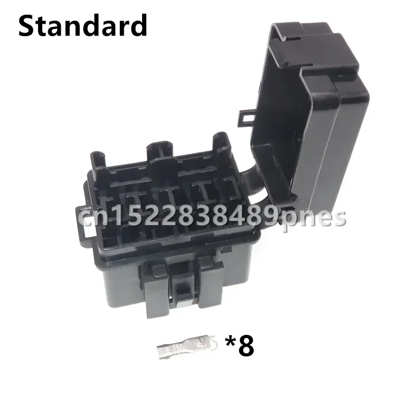 4 Way Wiring Harness Black Standard Auto Circuit Controller Box Medium Relay Fuse Box Assembly Auto Insurance Fuse Holder