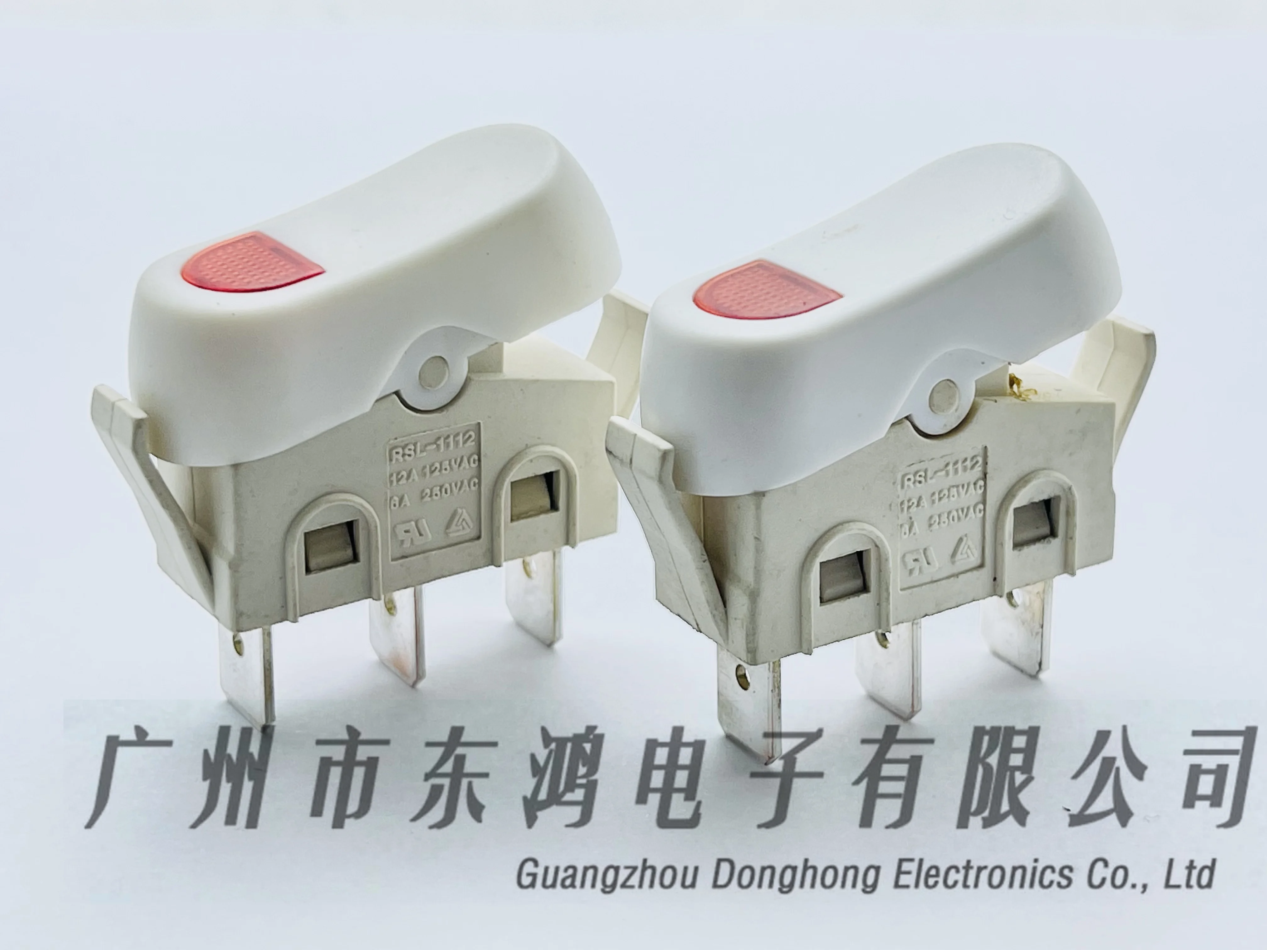 1PCS DEFOND RSL-1112 Versatile Boat type Rocker Switch with indicator light 12A 125VAC Coffee maker
