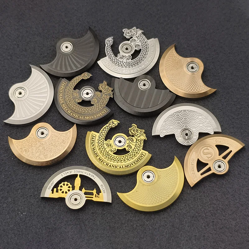 

NH35 NH36 Watch Movements Rotors Oscillating Weight Rotor for H34 NH38 NH39 4R 6R Watch Movements Replacement Rotor Parts
