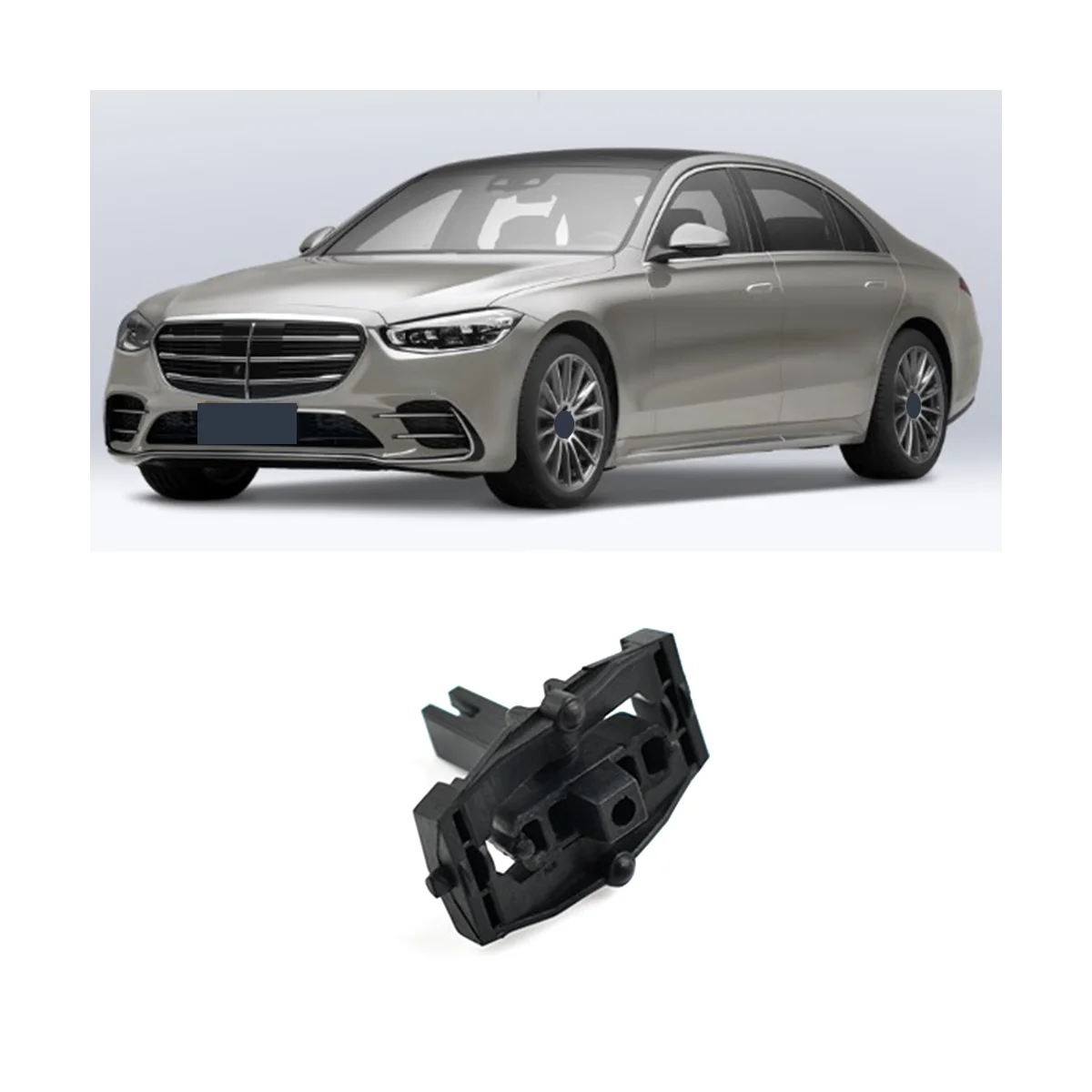 Encosto de cabeça do assento ajustar a base do botão do interruptor, acessórios do carro para Mercedes Benz S Class, W222, 2014-2020