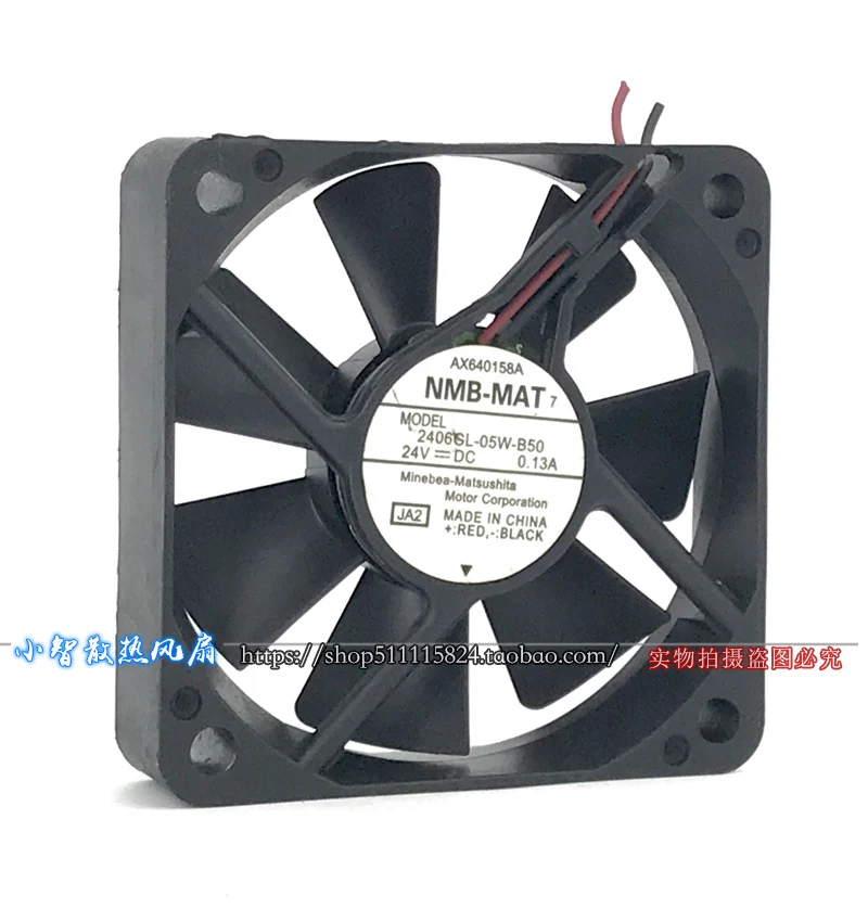 

ОРИГИНАЛ 2406GL-05W-B50 24 В 0,13 А 6015 60*60*15 мм НОВЫЙ ОХЛАЖДАЮЩИЙ ВЕНТИЛЯТОР РАДИАТОР