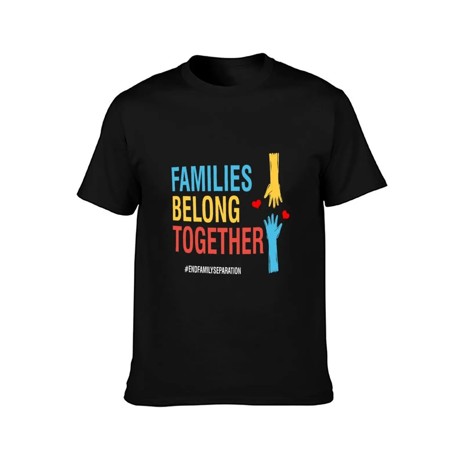 Families Belong Together #EndFamilySeparation Stop Separating Immigran T-Shirt Breathable Sportswear for Men T-Shirt