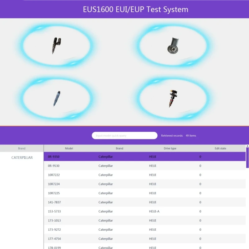 EUS1600 Diesel Common Rail Solenoid Piezo Injector Tester System EUI EUP Fuel Nozzle Diagnostic Tablet for Cummins Delphi CAT