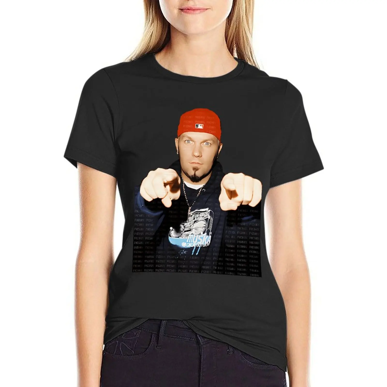 Fred Durst (limp bizkit) T-Shirt quick-drying cute tops tees t-shirts for Women graphic tees