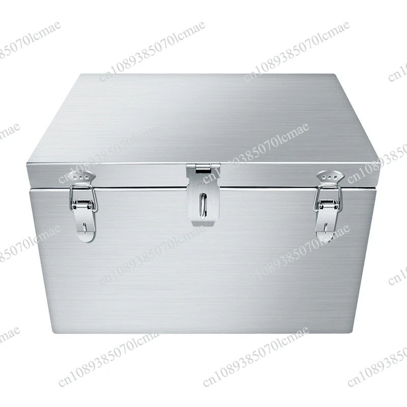 Stainless steel toolbox Thickened box Rectangle box Car trunk Storage Outdoor storage
